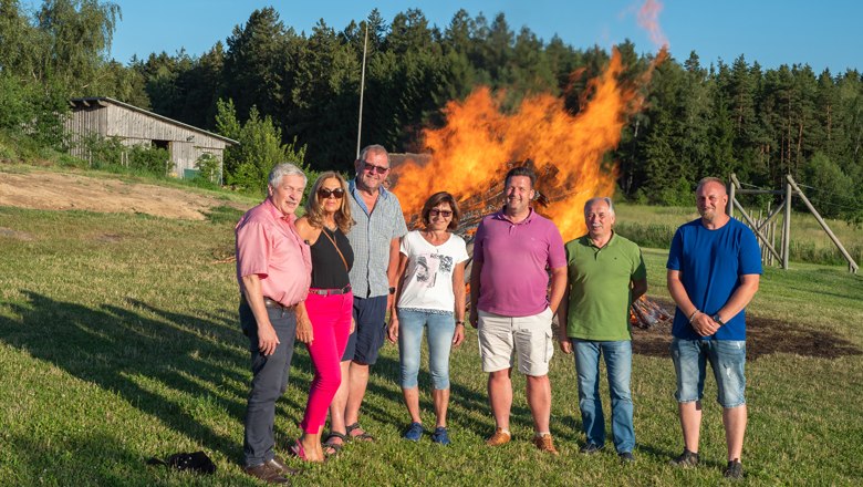 Sonnwendfeuer, © Naturpark Heidenreichsteiner Moor