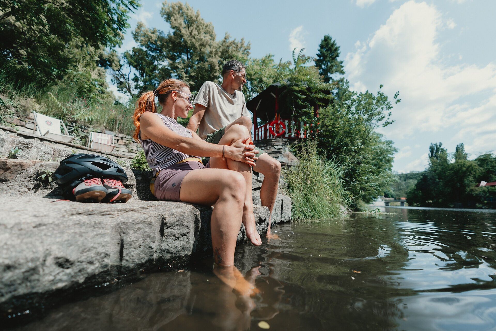 Flussbad Plank am Kamp